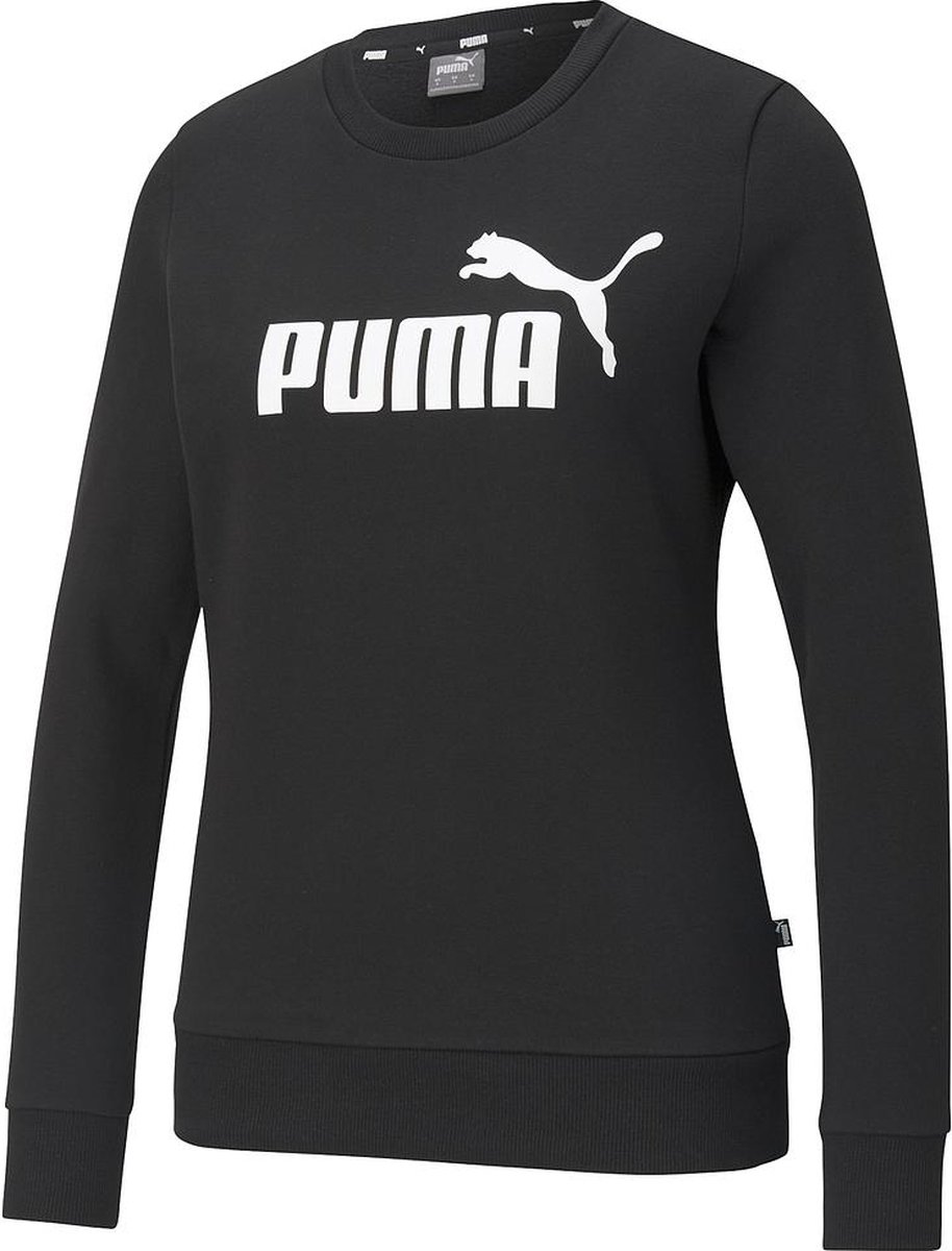 Puma dames sweater ESS Logo Crew S sportieve trui polyester. Multicolor