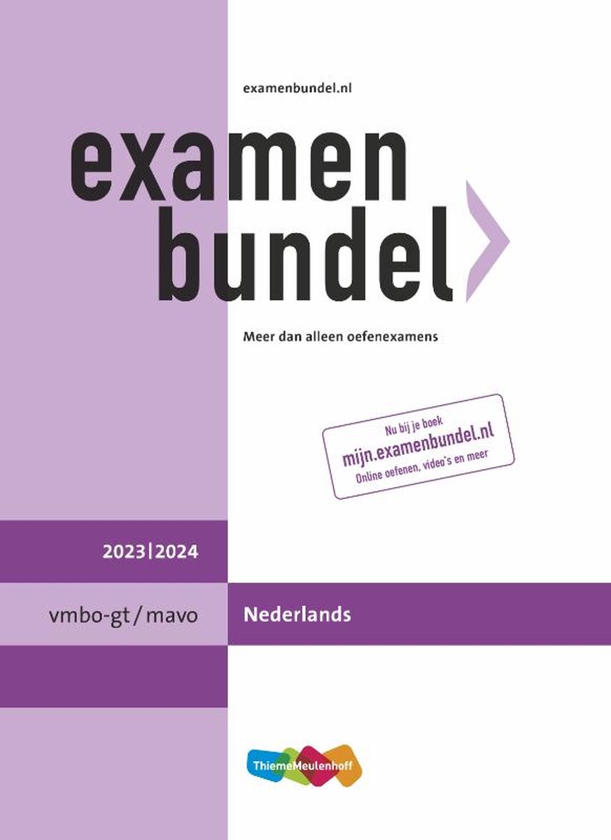 Examenbundel vmbo-gt/mavo Nederlands 2023/2024 - 