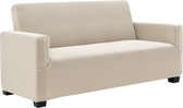 Housse de meuble Kimmie - Housse de canapé - Canapé 2 places - Polyester - Couleur sable