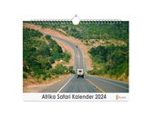Huurdies - Calendrier Safari - Calendrier Annuel 2024 - 35x24cm - papier 300g