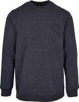 Basic Crewneck Sweater met ronde hals Navy - S
