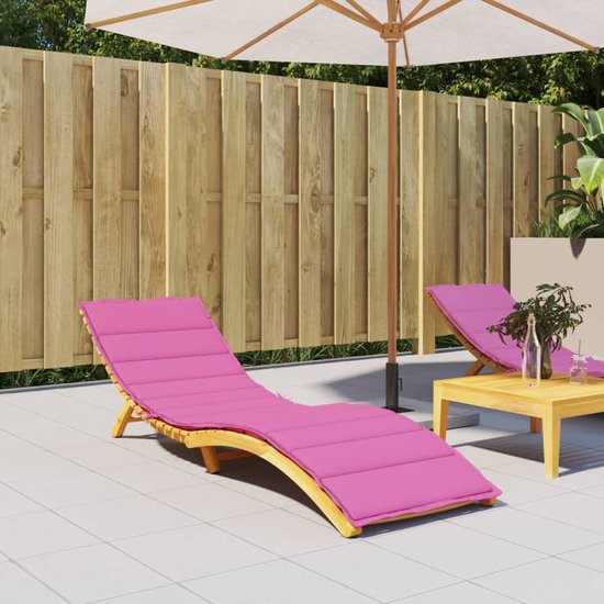 vidaXL Coussin de chaise longue Tissu Oxford Rose