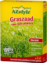AZstyle Graszaad Herstel - Doorzaaien van Kale Plekken - 100 GR - voor 4 tot 8 m2