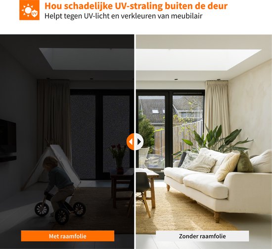 MARAPON ® Raamfolie zwart [30x200 cm] Verduisterende folie inclusief e-book met professionele