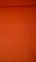 Canvas uni oranje 1 meter - modestoffen voor naaien - stoffen