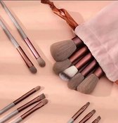 AliRose - Make-up Brush set - Roze / Pink - 13 Stuks Luxe Set