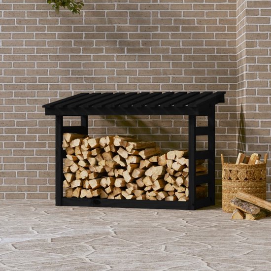 vidaXL Haardhoutrek 100x40x100 cm staal antracietkleurig, haardhout opslag, houtblokhouder, haardhouthouder, open haard hout opslag, brandhoutopslag