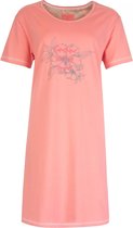 Irresistible Dames Nachthemd - Slaapkleed - Katoen - Roze - Maat XL
