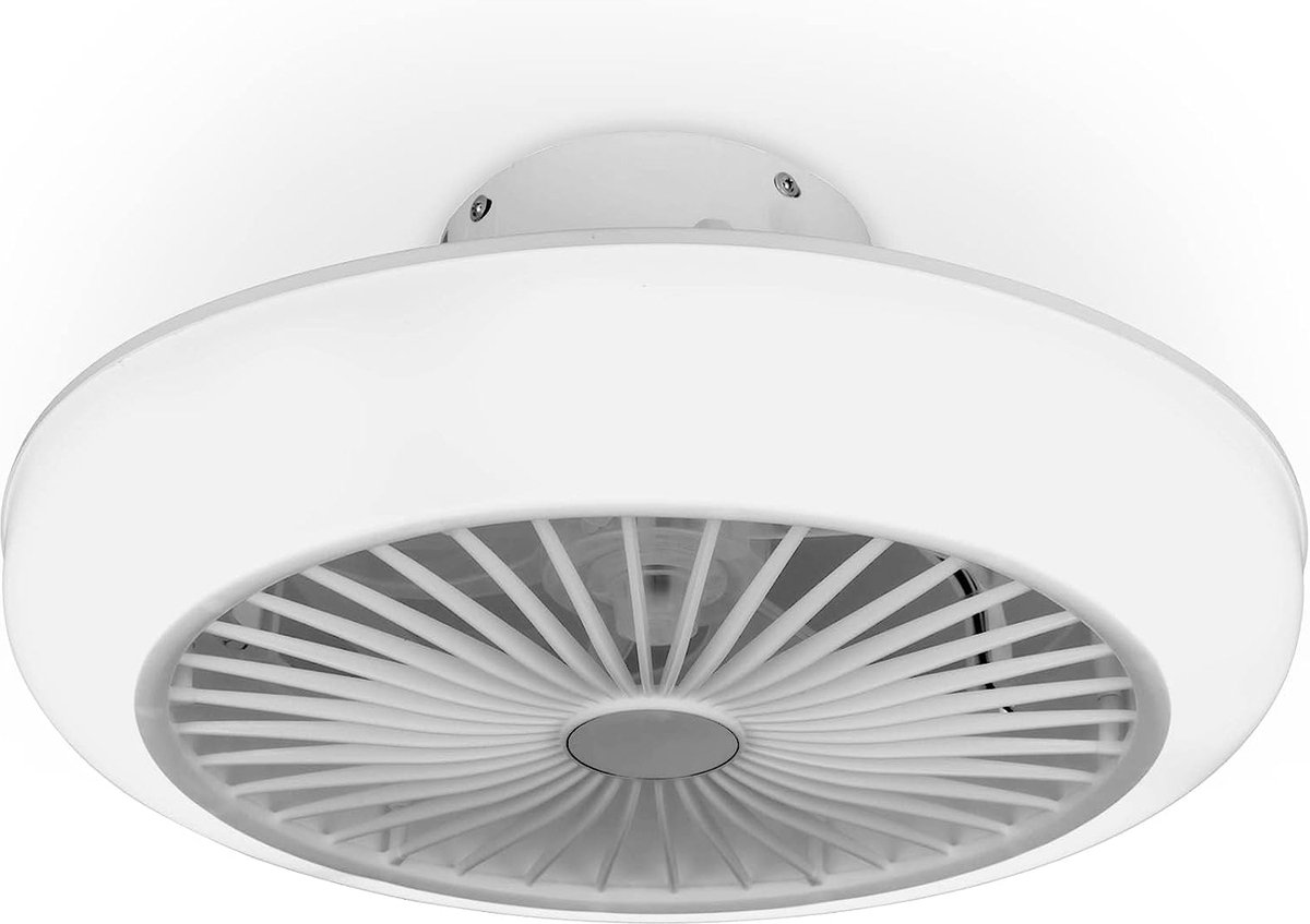 Ventilateur de plafond LED avec éclairage - Dimmable avec télécommande -  Avec... | bol.