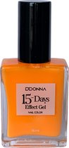 D'Donna - 15-Days Effect Gel Nagellak NEON (Glow in the Dark) - Oranje - 1 Flesje met 16 ml. inhoud - Nummer 54