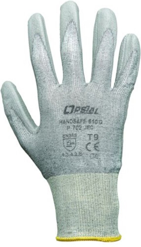 Opsial werkhandschoenen - Handsafe 610G - maat 9