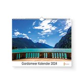 Huurdies - Gardameer Kalender - Jaarkalender 2024 - 35x24 - 300gms
