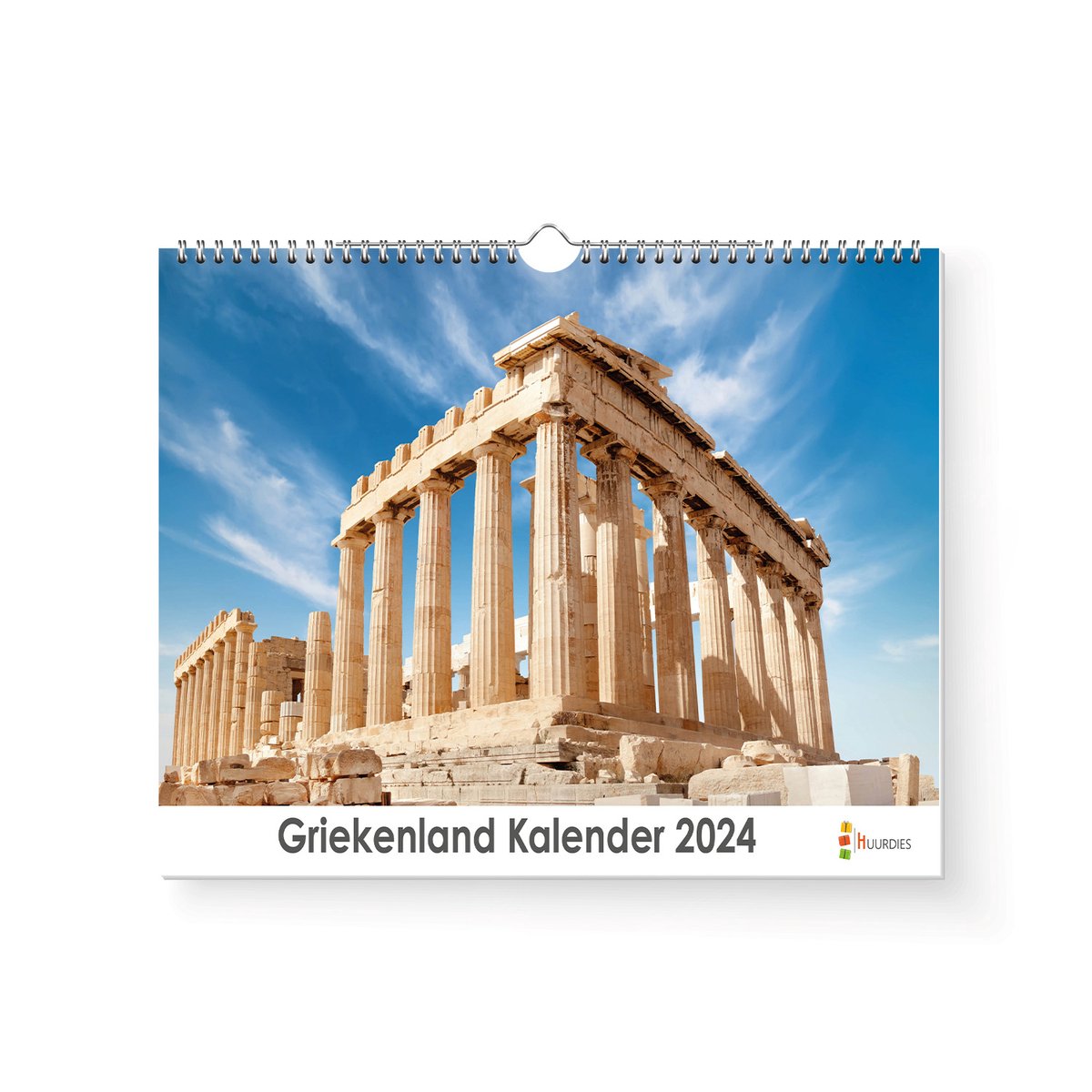 Huurdies - Griekenland Kalender - Jaarkalender 2024 - 35x24 - 300gms