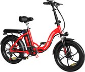 Hitway Elektrische Fiets | Opvouwbare E-bike | 20 Inch Fatbike | 11.2AH | 7 Versnellingen