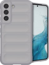 iMoshion Hoesje Geschikt voor Samsung Galaxy S22 Hoesje Siliconen - iMoshion EasyGrip Backcover - Grijs