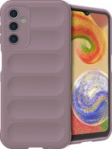 iMoshion Hoesje Geschikt voor Samsung Galaxy A14 (5G) / A14 (4G) Hoesje Siliconen - iMoshion EasyGrip Backcover - Paars