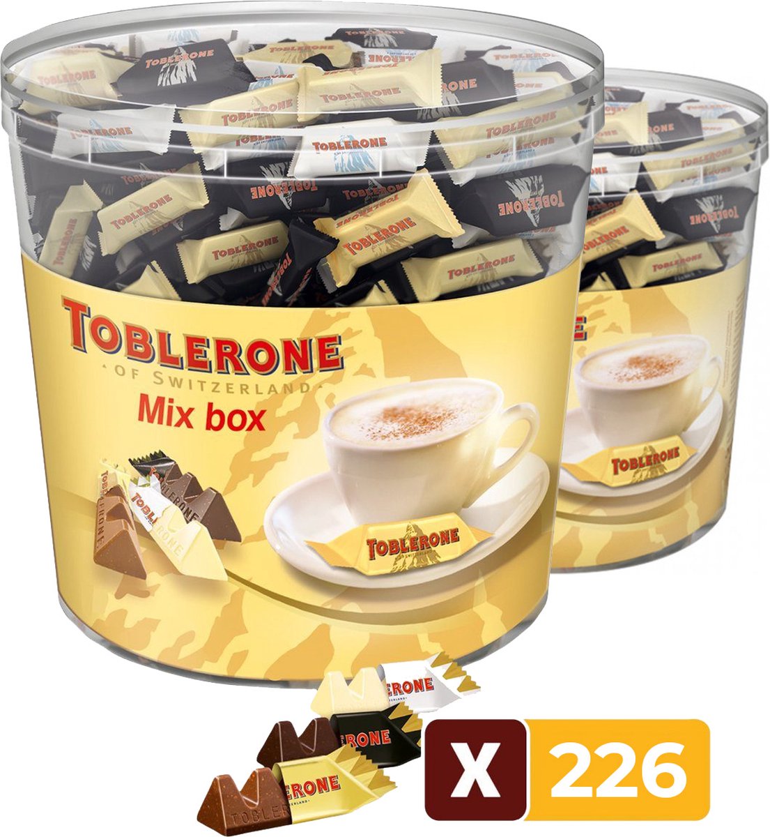 Toblerone Mixbox Horeca - 2 Stuks - 904 gram - Reep - Chocolade - Snack - Voordeelverpakking