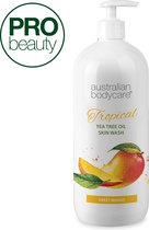 Australian Bodycare Professioneel Tropical Skin Wash 1000ml - Body Wash met mango & Tea Tree Olie voor een schone en probleemloze huid - Tea Tree Olie bestrijdt puistjes en een onzuivere huid