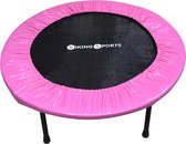 Fitness trampoline - opvouwbaar - ⌀ 101x22,5 cm - roze