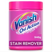 Vanish - Oxi Action - Colour Safe - Vlekverwijderaar voor Witte & Gekleurde Was - PoederPink - Poeder - 940g