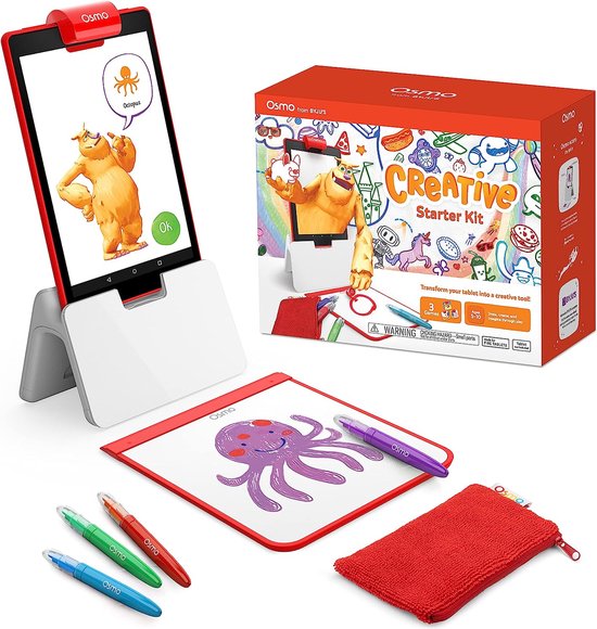 Osmo - Kit de démarrage créatif pour tablette Fire - 3 jeux d