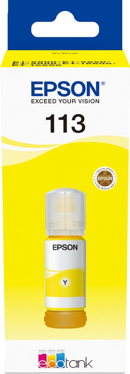 Epson 113 Inktflesje Geel