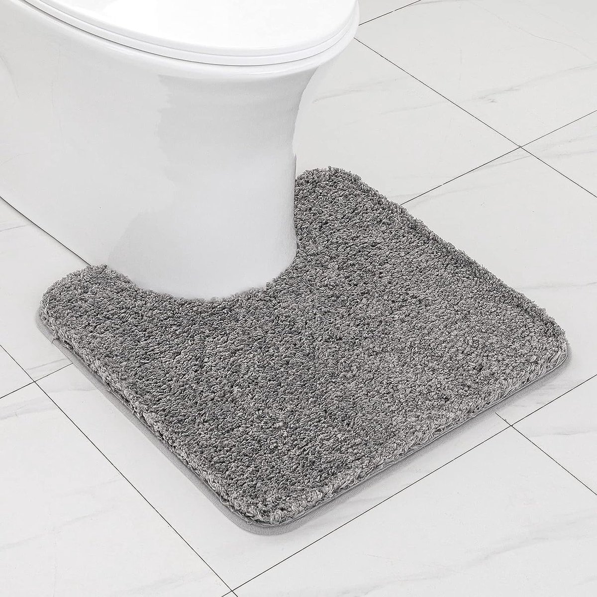U-vormige toiletmat super absorberend badkamertapijt anime groene