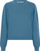 Esqualo Sweater F23-07519 - embroidery Petrol