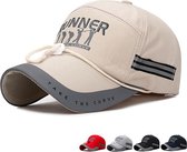 Golfpet Runner – Take the Curve – Baseball Cap - Beige - Onesize - Golfers / Vissers