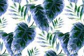 Fotobehang Tropische Bladeren - Vliesbehang - 360 x 240 cm