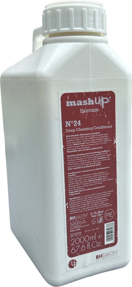 mashUp haircare N° 24 Deep Cleansing Conditioner 2000ml inclusief pomp
