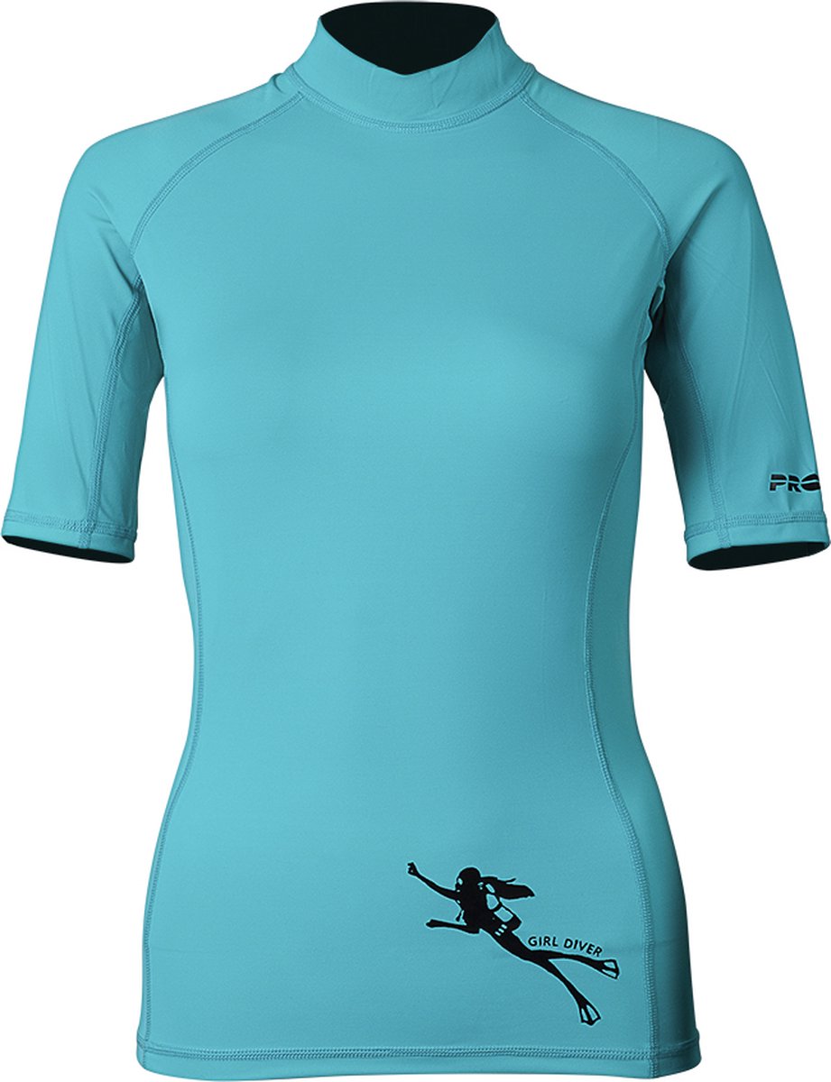 Procean UV-werend lycra shirt | Dames | Lady Diver | Zeegroen | maat S