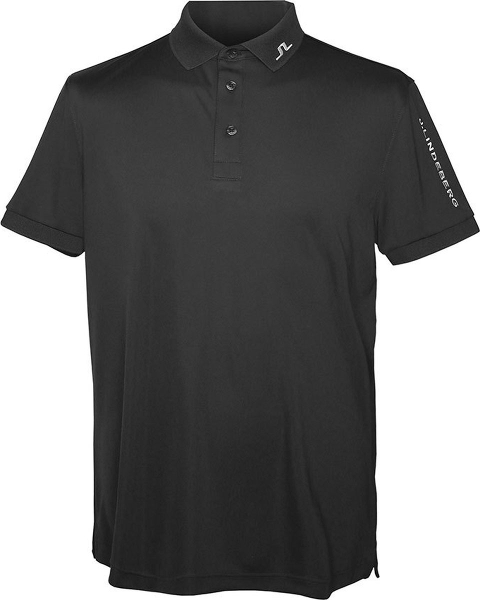 J.lindeberg Tour Tech Golf Korte Mouw Poloshirt Blauw L Man