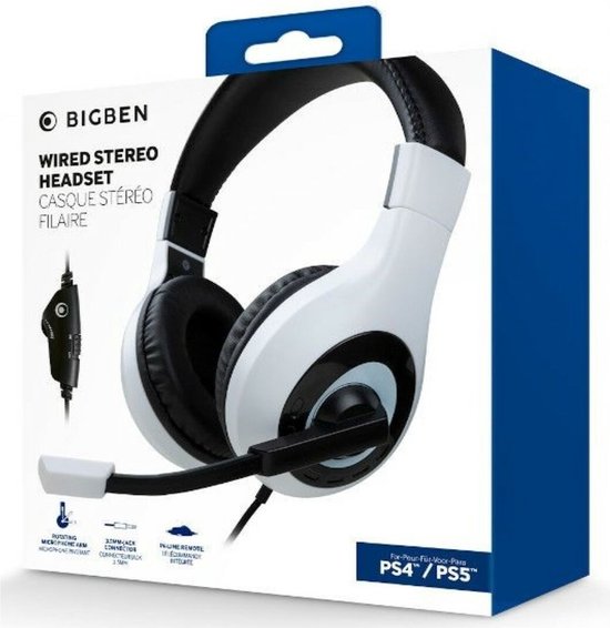 Bigben Interactive Wired Stereo Gaming Headset V1 Écouteurs Avec fil Arceau  Jouer