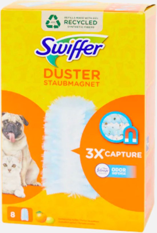 Swiffer Duster + XXL Duster Stofmagneet DELUXE kit met 17 navullingen