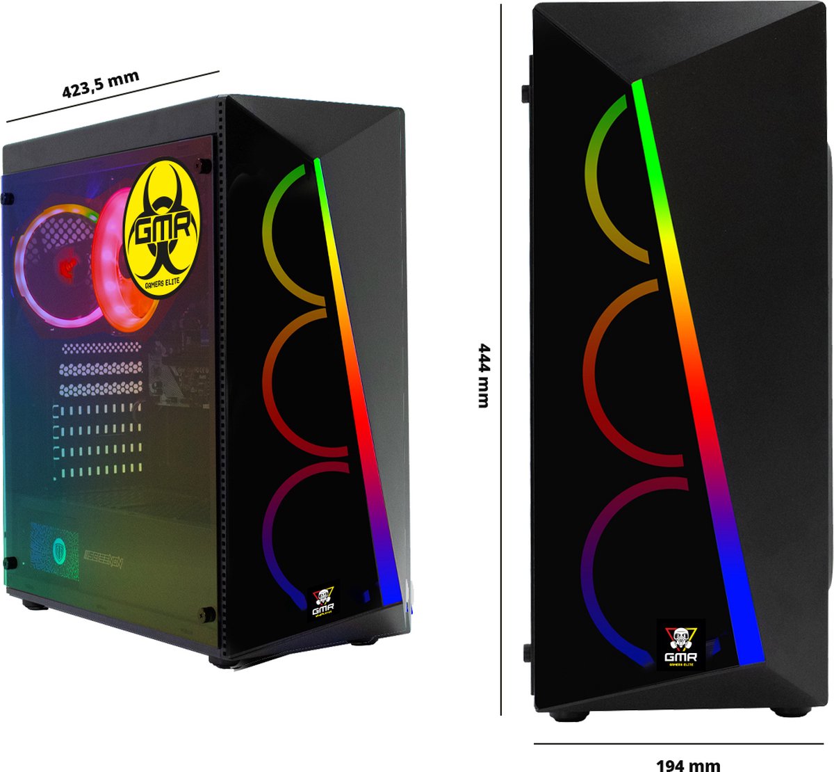 GMR R4 GamePC - AMD Ryzen 5 - 240GB SSD - Geforce RTX 3060 - afbeelding 2