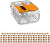 WAGO - Set de pinces à souder 100 pièces - 2 pôles avec pinces - Oranje