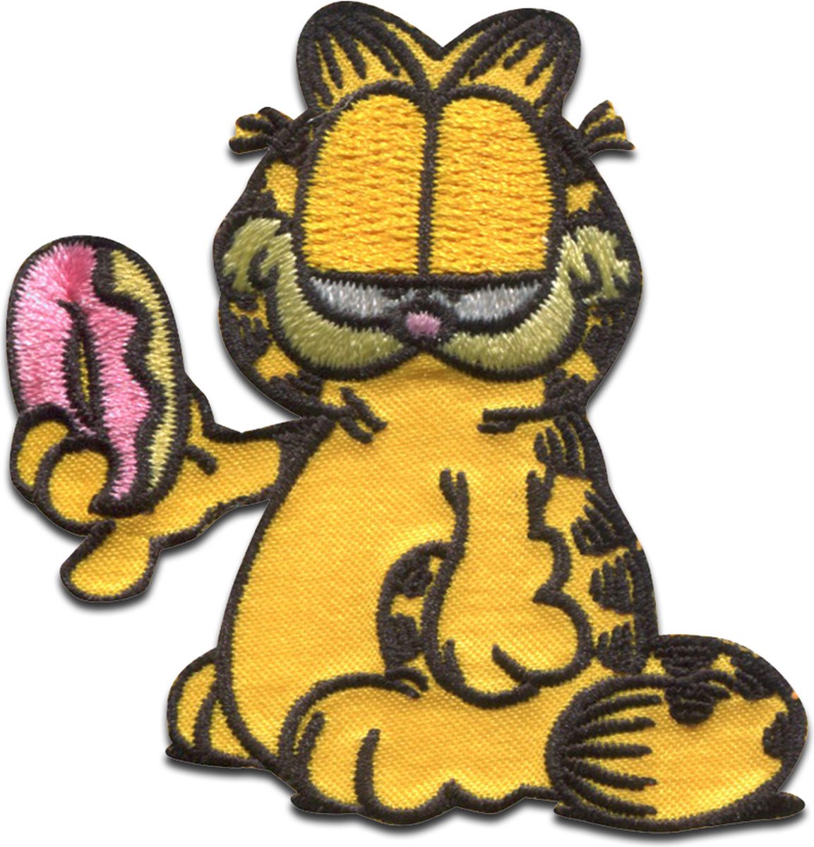 Garfield - Donut - Patch - Strijkembleem