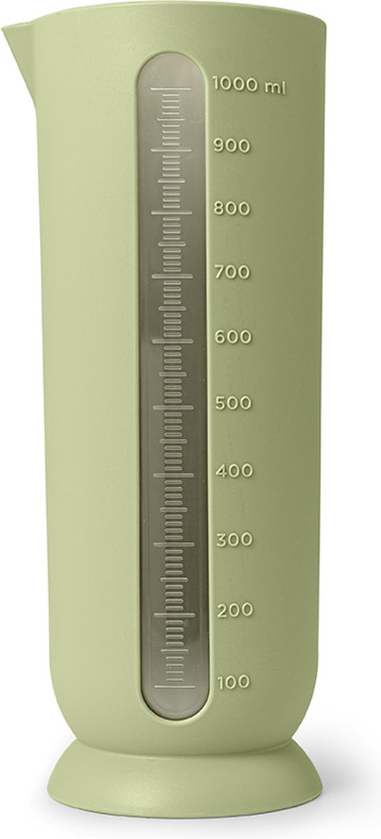 Maatbeker QB - Kunststof - 1000 ml - Ø 8,7 x H 23,5 cm - licht eucalyptus groen