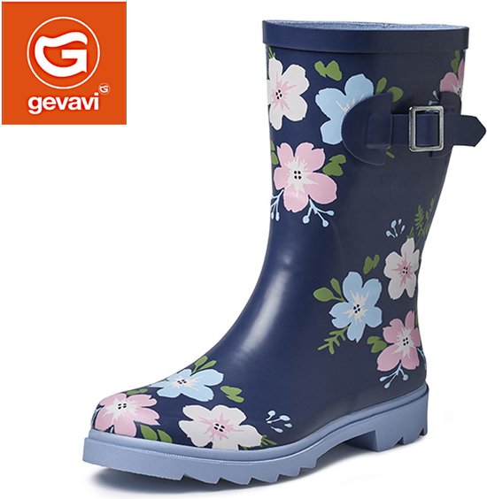 Gevavi Boots - Lucy dameslaars rubber blauw