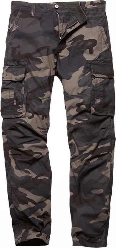 Vintage Industries Reef Pants Dark Camo Outdoorbroek Heren