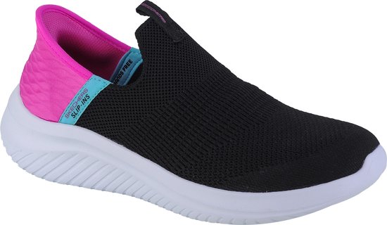 Skechers Ultra Flex 3.0 - Fresh Time Slip-ins 303800L-BKPK, voor meisje, Zwart, Sneakers, maat: 37