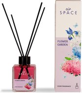 Air Space - Parfum - Geurstokjes - Huisgeur - Huisparfum - Flower Garden - Vierkant - 100ml