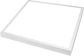 LED Paneel 60x60 - Velvalux Lumis - Helder/Koud Wit 6000K - 36W - Opbouw - Vierkant - Wit - Flikkervrij