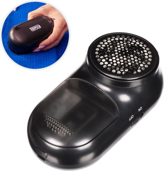 Épilateur électrique Triple J® - Épilateur à vêtements - Brosse à vêtements - Zwart