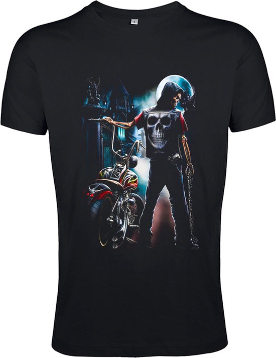 T-Shirt 1-148 Dark Rider - Zwart, 4xL