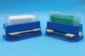 Microbrush dispenser - blauw - houder microbrushes