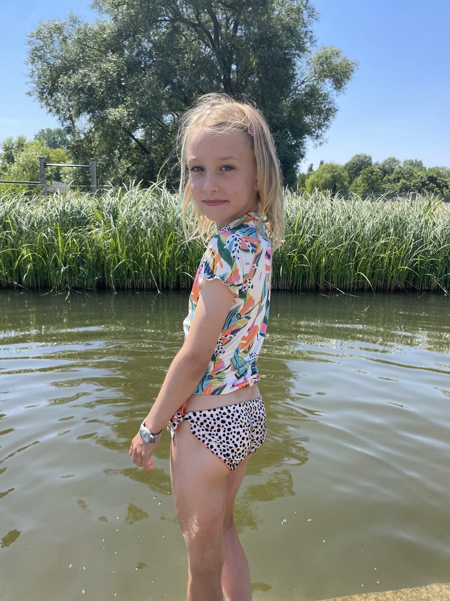 Ducksday - UV shirt - Zwemset - met omkeerbare bikinibroek - voor meisjes - UPF 50+ - Tweedelig - sneldrogend - Moana - 14 jaar — afbeelding 7