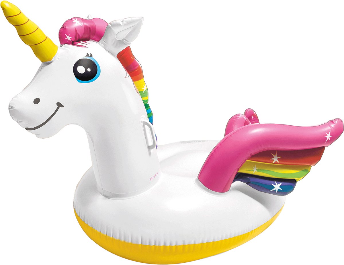 Intex Opblaasbare Unicorn 287x193 cm - Opblaasfiguur