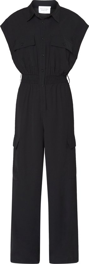 SISTERS POINT Gona-ju - Dames Jumpsuit - Black - Maat XS